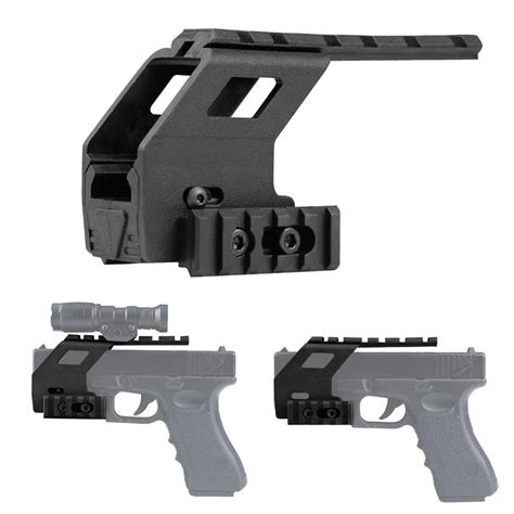 Tactical Pistol Glock Rail Base System For Glock 17 18 19 Airsoft Gun Glock Accessories Rail ...