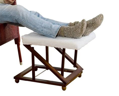 Elevator Footstool Wooden Pedicure Adjustable Foot Rest Cushion - Buy Pedicure Foot Rest ...