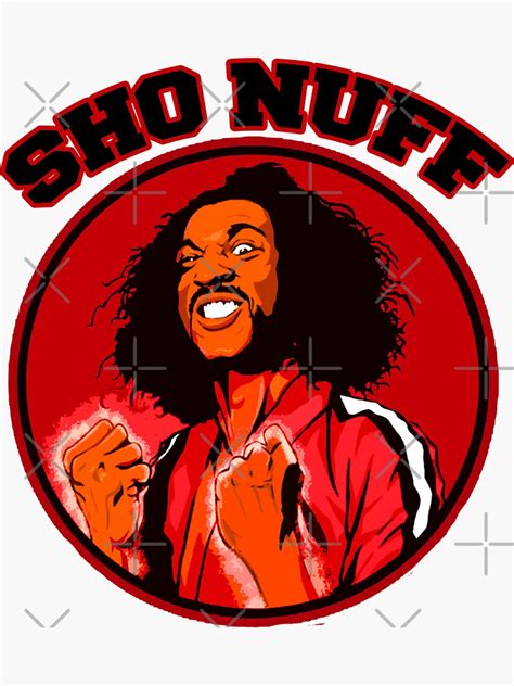 "THE LAST DRAGON SHO NUFF " Sticker for Sale by macheal-brawn | Redbubble