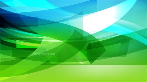 Abstract Blue and Green Background Vector Illustration