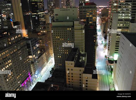 Dallas, TX skyline at night Stock Photo - Alamy