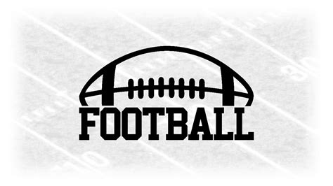 Football Clipart Black And White