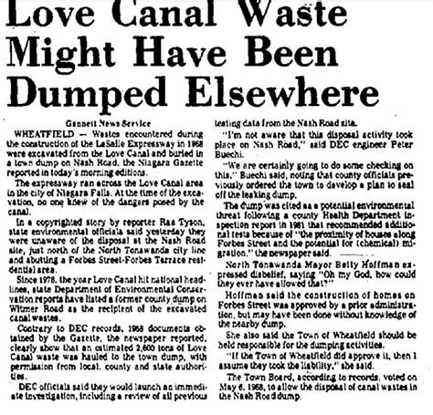 Love Canal Waste