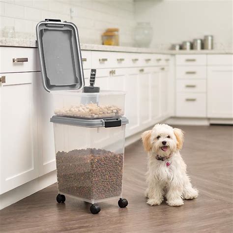 3-Piece Stackable Pet Food Storage Container Combo | The Container Store