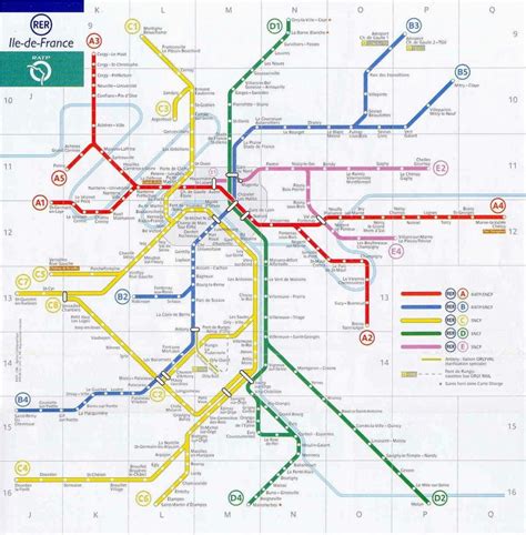 Paris France Train Stations Map – secretmuseum