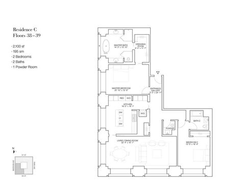 432 Park Avenue Apartments Floor Plan - floorplans.click