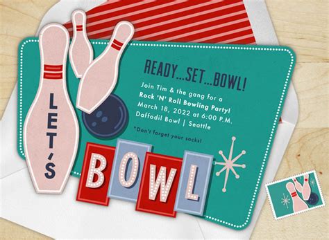 8 Bowling Party Invitations to Let the Good Times Roll - STATIONERS