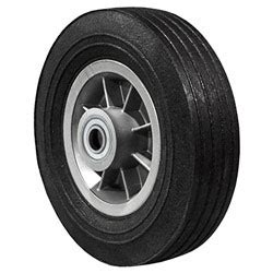 Flat Free Hand Truck Dolly Wheel 8" x 2.5" - 2.25" Offset Hub