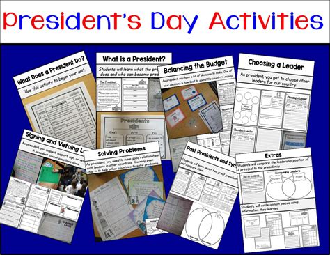 Sarah's First Grade Snippets: President's Day Activities