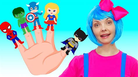 Superheroes Finger Family Song | Daddy Finger + More | Kids Songs and Nursery Rhymes | Do Re Mi ...