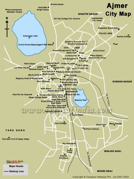 Ajmer City Map - Ajmer • mappery