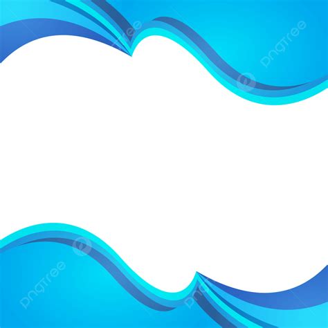 Blue Wavy Shapes On Transparent Background Curved, Background, Abstract, Wavy PNG and Vector ...