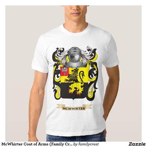 McWhirter Coat of Arms (Family Crest) T Shirt Beach T Shirts, Tee Shirts, Tees, Crest Clothes ...