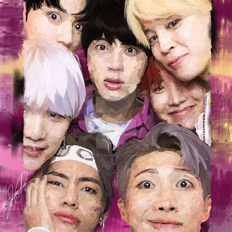 BTS Painting by GhostDragonSoul on DeviantArt