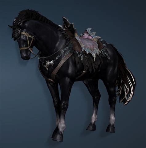 BDO Fashion | Dark Thorn Horse Gear (Black Desert Online)