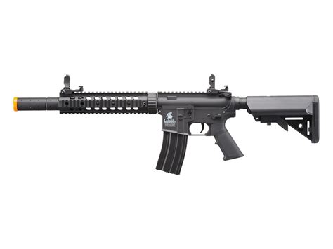 Lancer Tactical M4 SD Gen 2 AEG Airsoft Rifle, Black | Pyramyd AIR