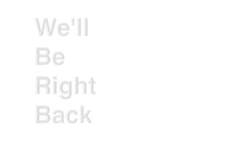 We'll Be Right Back (My version, flat) by Tomthedeviant2 on DeviantArt