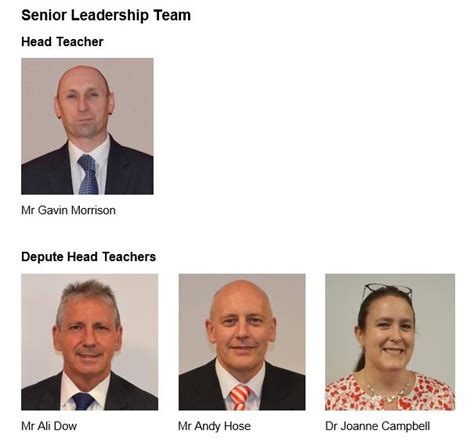 Senior Leadership Team | Northfield Academy