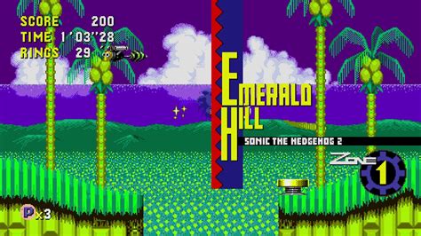 Sonic 2 - Emerald Hill Zone (Past Mix) (Extended) - YouTube