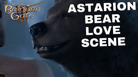 Confirmed! Furry Romance in Baldur's Gate 3 | Bear Love Scene | Astarion & Halsin - YouTube