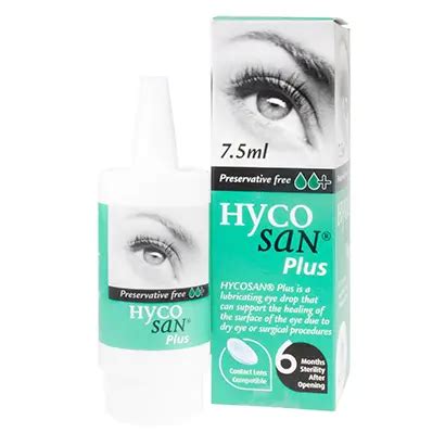 Hycosan Plus Eye Drops 7.5ml | Feel Good Contacts Ireland