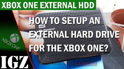 How to setup an External Hard Drive with the Xbox One? (Troubleshooting Included) - YouTube