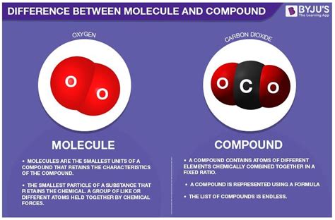 What is difference between Molecules and Compounds?