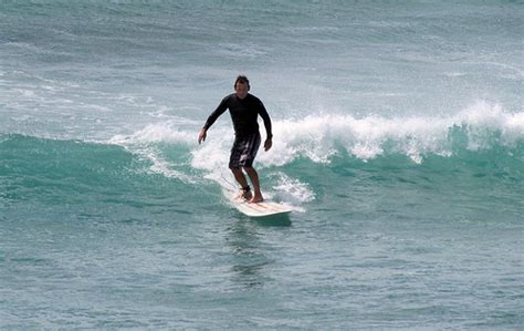 Longboard Surfing