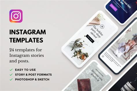 20 Free Instagram PSD Templates [2024] - Graphic Pie