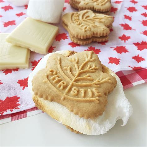 Canada Day Party: Maple Leaf Cookie S'mores - A Pretty Life In The Suburbs