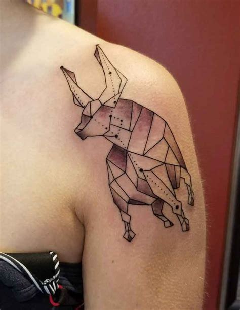 25 Taurus Constellation Tattoo Designs, Ideas and Meanings - Tattoo Me Now