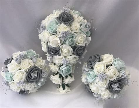 Artificial Wedding Flowers Package Butterfly Rose (3 colours)