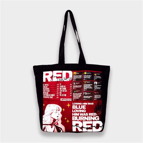 RED – Taylor Swift Patch Totebag – theblingtote.com