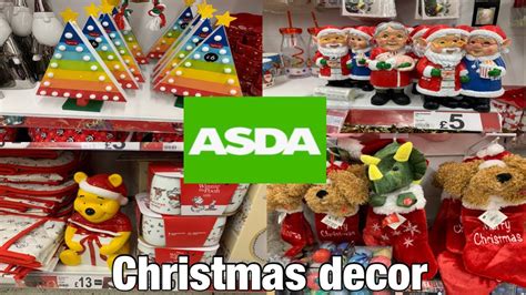 ASDA CHRISTMAS DECORATIONS | COME SHOP WITH ME IN ASDA - YouTube