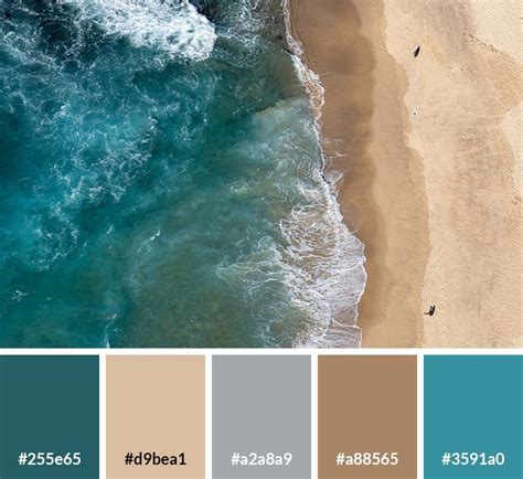 20 Beach Color Palettes - Vandelay Design