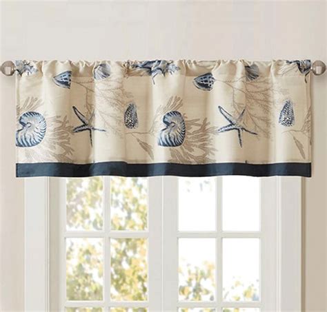 Blue Beach Valance | Bella Coastal Decor