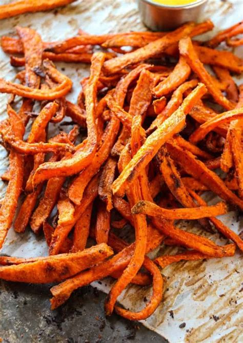 Extra Crispy Baked Sweet Potato Fries - Layers of Happiness