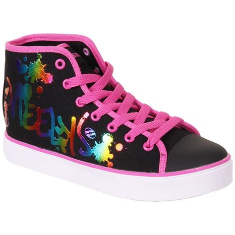 Heelys X2 Bolt Light Up - Purple/Pink/Floral | Metallic prints