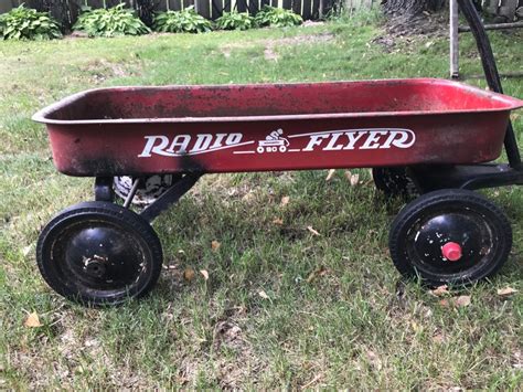 Antique Radio Flyer Wagon Full Size 90 1970's Red | Etsy