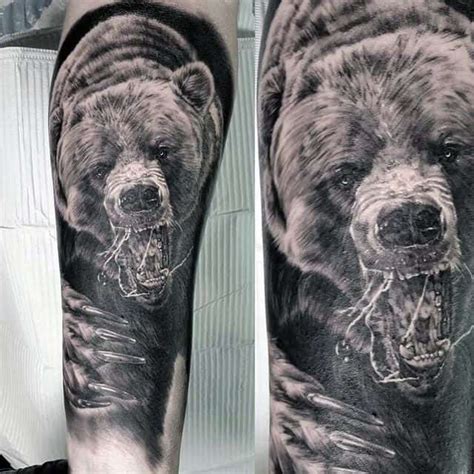 100 Bear Claw Tattoo Designs For Men - Sharp Ink Ideas