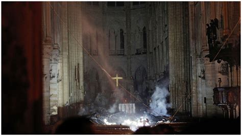 Notre Dame Damage Inside: First Fire Photos of Altar