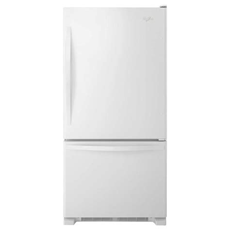 Whirlpool 33 in. W 22.1 cu. ft. Bottom Freezer Refrigerator in White | Shop Your Way: Online ...