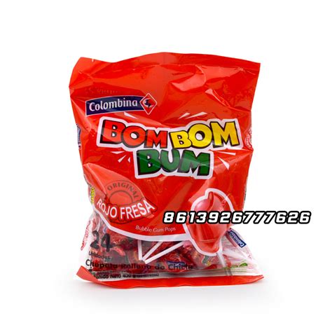 China Bom Bom Fruit Flavor with Gum Lollipop Candy - China Candy, Lollipop