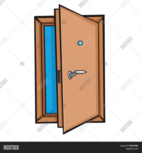 Open Door. Style Vector & Photo (Free Trial) | Bigstock