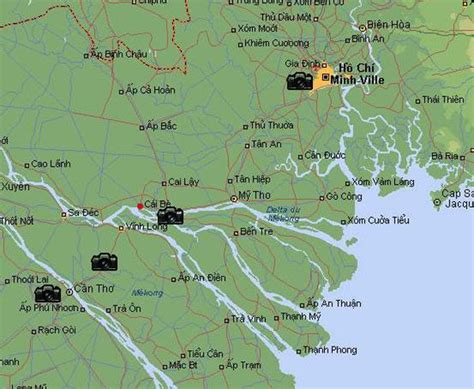 Mekong Delta map | Travel fun, Thu dau mot, Vietnam tours