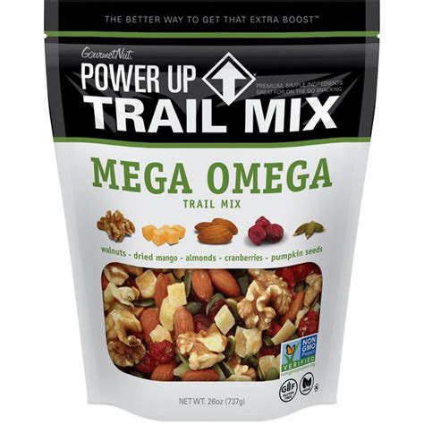 Power Up Mega Omega Trail Mix, 26 Oz - Costco Food Database