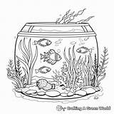 Aquarium Coloring Pages  Free & Printable sketch template
