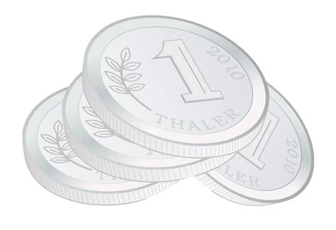 Silver Coin PNG Transparent Images