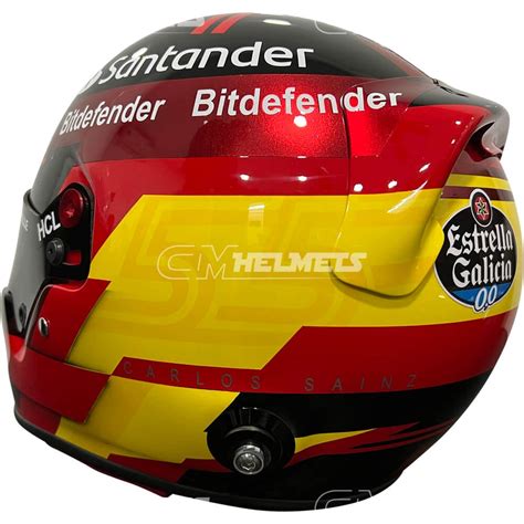 CARLOS SAINZ 2023 F1 REPLICA HELMET FULL SIZE | CM Helmets