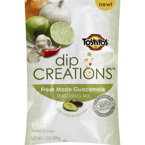 Tostitos Dip Creations Fresh Made Guacamole Seasoning Mix | Snacks ...